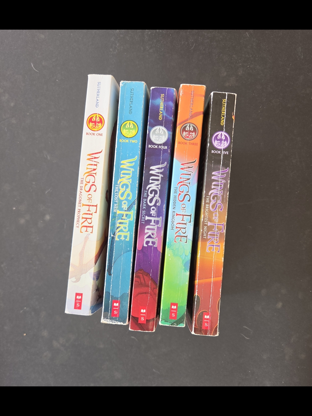 Wings of Fire Paperback Book Set 1-5